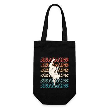 Urban Dance Street Art Breakdancer Hip Hop - Geschenkbeutel für Flaschen - Schwarz - Vorne