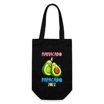 Futurs parents Mamacado et Papacado Bébé 2022 - Sac à bouteille - noir - Devant