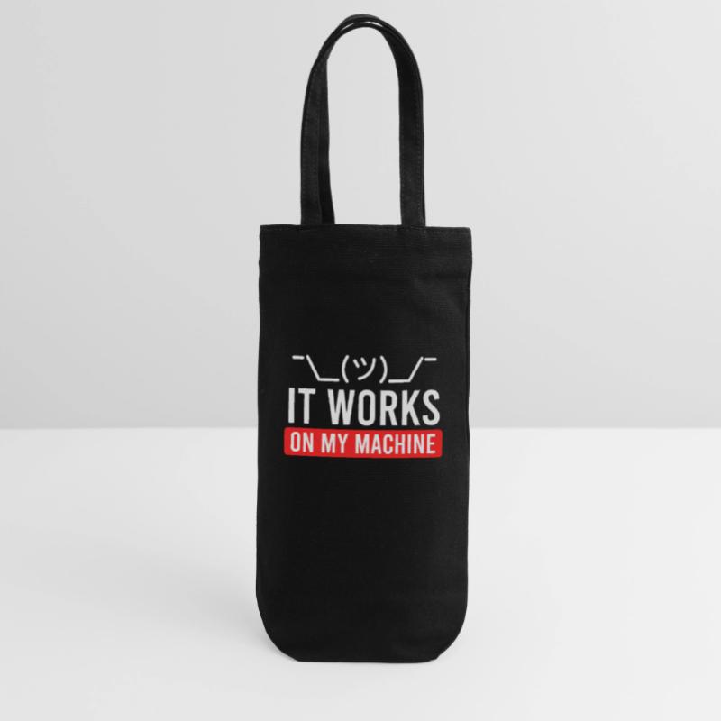 Coder Saying Software Tester Debugging Computer Science Gift Bag for Bottles