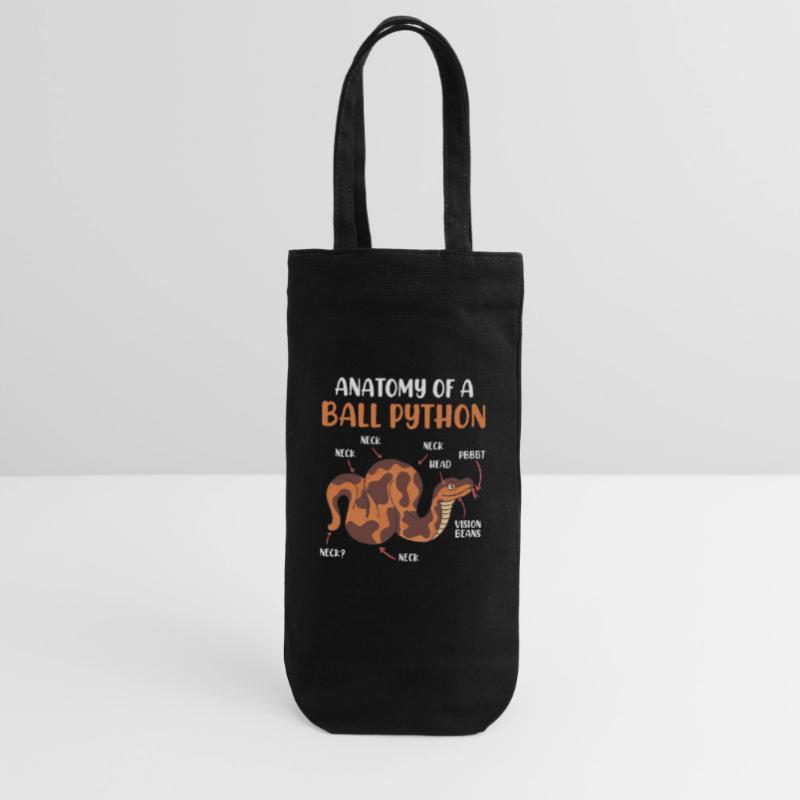 Snake Anotomy of a King Python Ball Python Gift Bag for Bottles