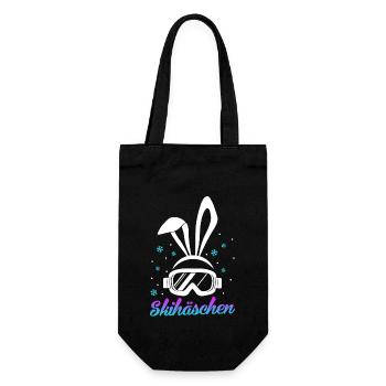 Ski Bunnies Apres-Ski Women Ski Saying Ski Goggles - Gift Bag for Bottles - black - Front