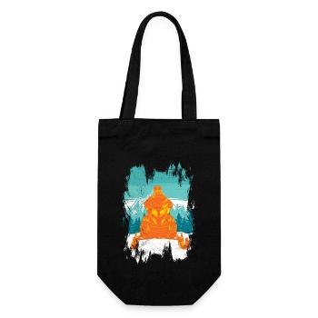 Snowmobile Snowmobile Winter Motorsport - Gift Bag for Bottles - black - Front