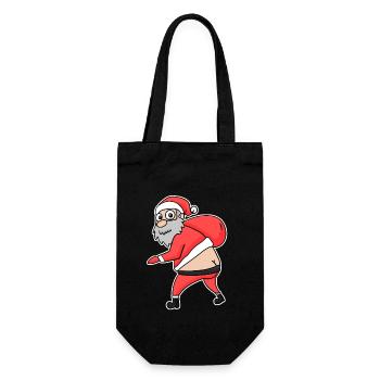 Drôle de Père Noël - Sac à bouteille - noir - Devant