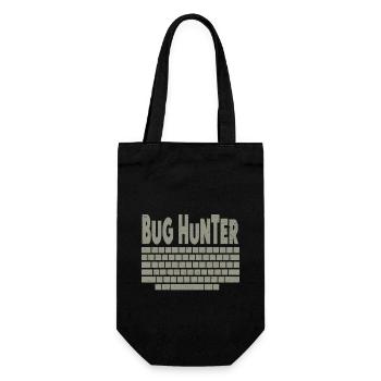 Bugs Bug Gamer Game Zocker Spielfehler - Geschenkbeutel für Flaschen - Schwarz - Vorne