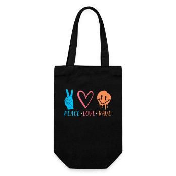Rave - Gift Bag for Bottles - black - Front