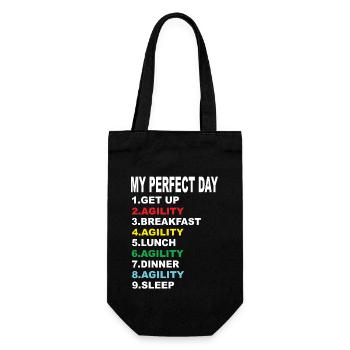 My Perfect Day Agility - Gift Bag for Bottles - black - Front