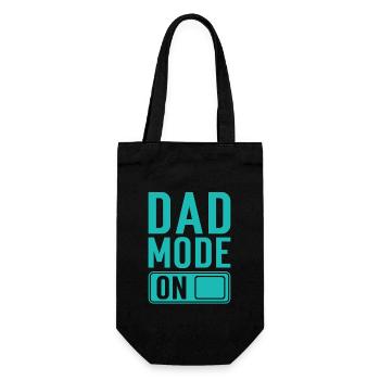 Father-to-be Father Gift Saying - Gift Bag for Bottles - black - Front