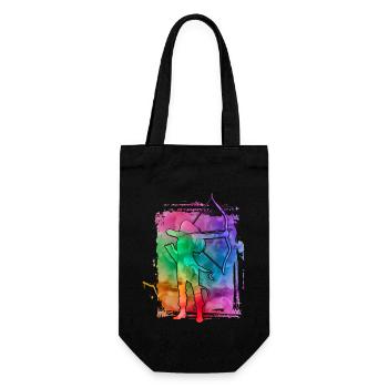 Archery - Gift Bag for Bottles - black - Front