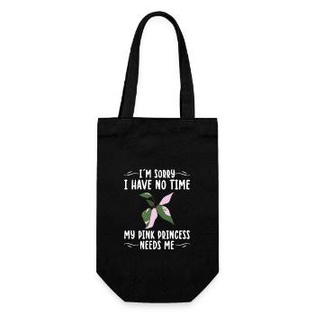 | de plantes d’intérieur Princesse Rose Idée cadeau Plantie - Sac à bouteille - noir - Devant