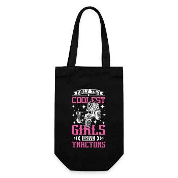 Tractor Girls - Gift Bag for Bottles - black - Front
