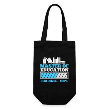 Master of Education Master Abschluss 2022 - Geschenkbeutel für Flaschen - Schwarz - Vorne