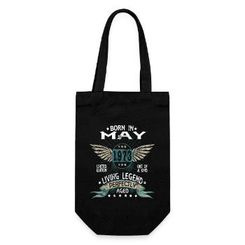 Legends Born in May 1973 - Geschenkbeutel für Flaschen - Schwarz - Vorne
