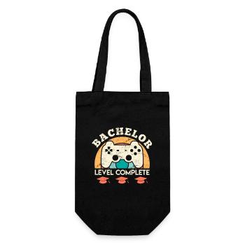 Bachelor Title Bachelor Thesis Bachelor - Gift Bag for Bottles - black - Front