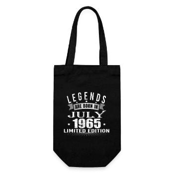 Legends born in July 1965 - Geschenkbeutel für Flaschen - Schwarz - Vorne