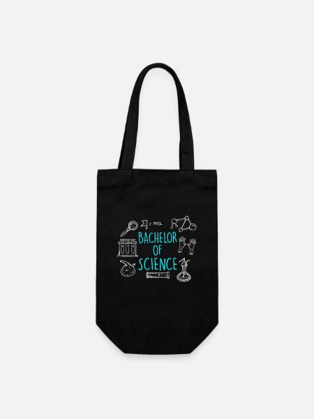 Bachelor of Science 2022 Bachelor Abschluss - Geschenkbeutel für Flaschen - Schwarz