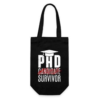 Thèse de doctorat survivant réussi - Sac à bouteille - noir - Devant