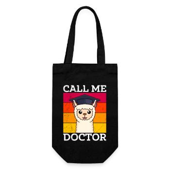 Doctorat réussi thèse de doctorat Appelez-moi Docteur - Sac à bouteille - noir - Devant