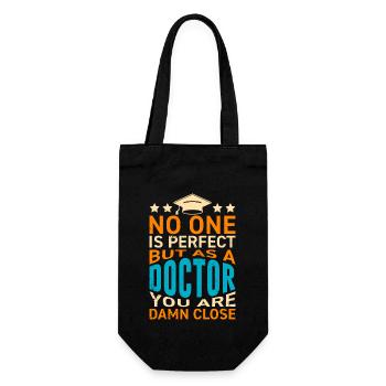 Docteur 2022 thèse de doctorat presque parfaite - Sac à bouteille - noir - Devant