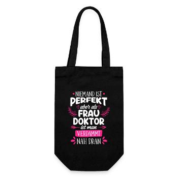 Almost Perfect Doctor 2022 Doctorate - Gift Bag for Bottles - black - Front