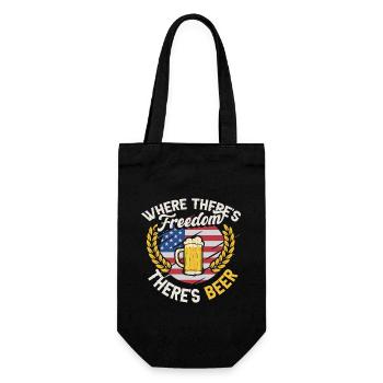 Brewing Beer America - Gift Bag for Bottles - black - Front