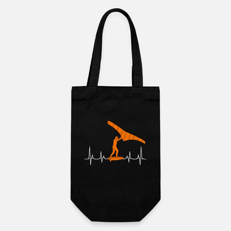 Wing Foiler Wing Surf Wingfoil Wingsurf - Sac à bouteille - noir