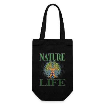 Arbre de Vie pour les Amoureux de la Nature Amoureux de la Nature - Sac à bouteille - noir - Devant