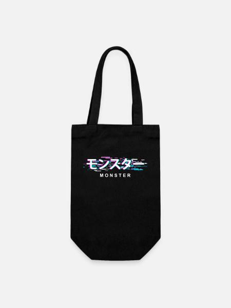 Monster - Gift Bag for Bottles - black