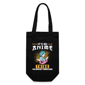 Anime - Sac à bouteille - noir - Devant
