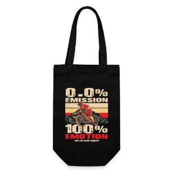 Bicycle Cyclist Mountain Bike Cycling - Gift Bag for Bottles - black - Front