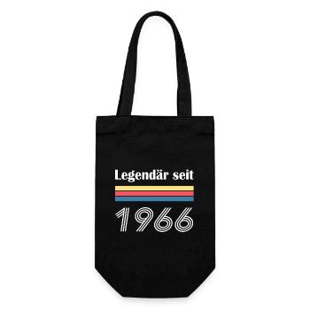 Legendär seit 1966 - Geschenkbeutel für Flaschen - Schwarz - Vorne