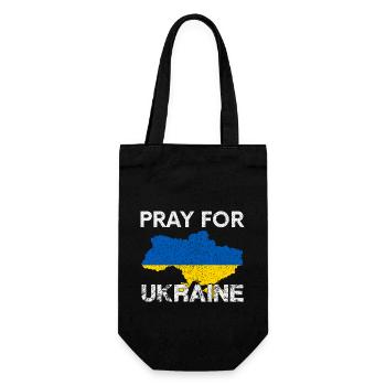 Priez pour l’Ukraine Prier pour la paix en Orient - Sac à bouteille - noir - Devant