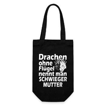Drache schwiegermutter - Geschenkbeutel für Flaschen - Schwarz - Vorne