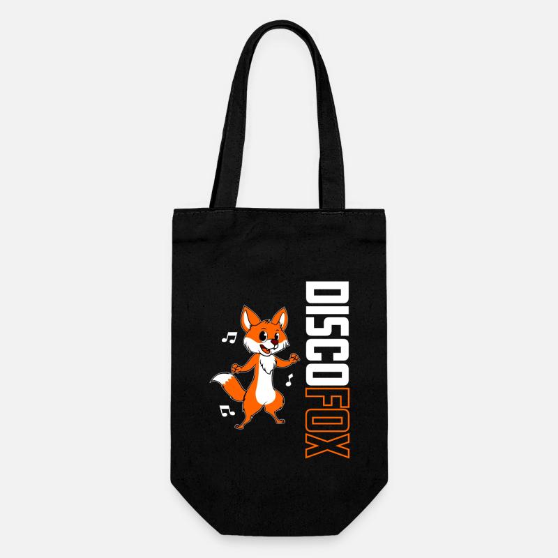 Disco Fuchs - Geschenkbeutel für Flaschen - Schwarz