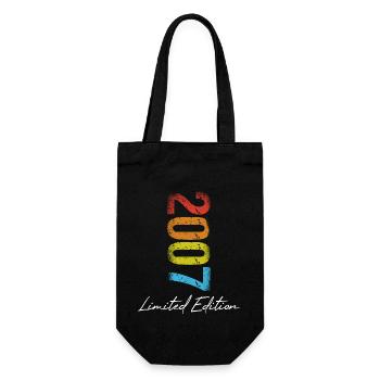 Anniversaire 2007 Édition Limitée Cadeau Occasion Cool - Sac à bouteille - noir - Devant