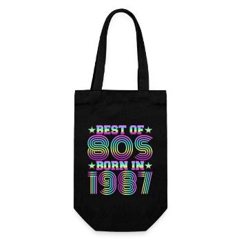 Le meilleur des années 80 Né en 1987 Vintage - Sac à bouteille - noir - Devant