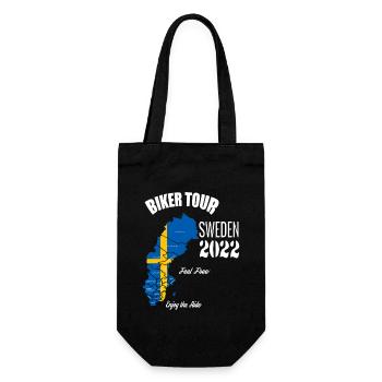 Biker Tour 2022 Sweden Motorcycle Tour Holiday - Gift Bag for Bottles - black - Front