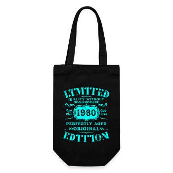 Anniversaire 1960 Édition Limitée Cadeau Occasion Cool - Sac à bouteille - noir - Devant