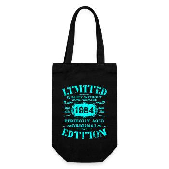 Anniversaire 1984 Édition Limitée Cadeau Occasion Cool - Sac à bouteille - noir - Devant