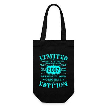 Birthday 2017 Limited Edition Gift Used Cool - Gift Bag for Bottles - black - Front