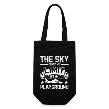 Le ciel est mon pilote d’hélicoptère au sol - Sac à bouteille - noir - Devant