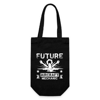 Futur mécanicien d’aéronefs - Sac à bouteille - noir - Devant