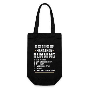 6 étapes du Marathon Marathon Vêtements - Sac à bouteille - noir - Devant