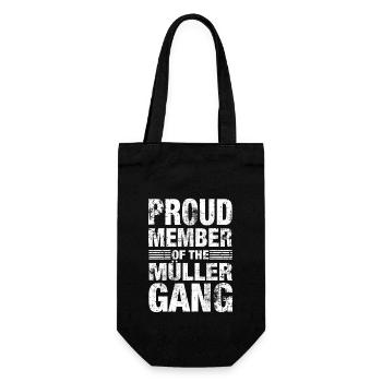 Cadeau de famille de l’équipe Müller Stolz - Sac à bouteille - noir - Devant