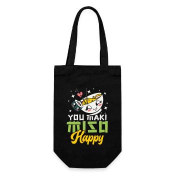 Vous Maki Miso Happy Ramen Lover Japon - Sac à bouteille - noir - Devant