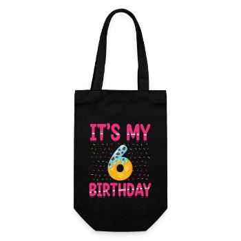 C’est mon 6e anniversaire | | du thème Sprinkles - Sac à bouteille - noir - Devant