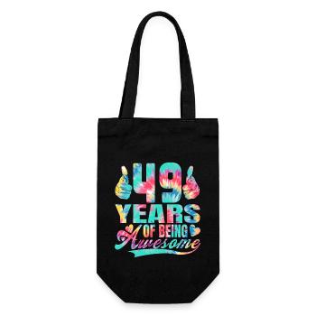49e anniversaire ou anniversaire 49 ans d’existence - Sac à bouteille - noir - Devant