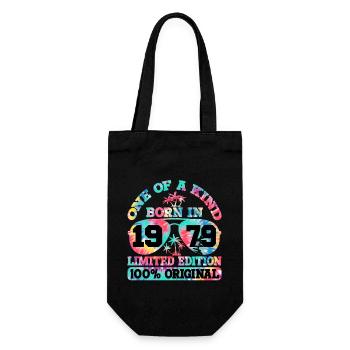 Unique Born 1979 Limited Edition - Gift Bag for Bottles - black - Front