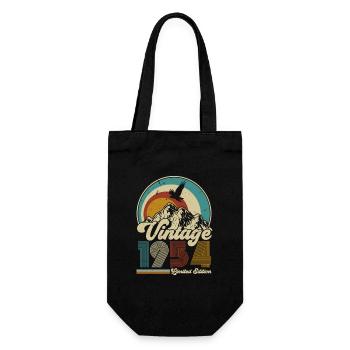 1954 Vintage Anniversaire Rétro Vintage Cadeau - Sac à bouteille - noir - Devant
