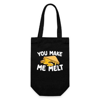 Du Bringst Mich Zum Schmelzen | Backen Tshirt | - Geschenkbeutel für Flaschen - Schwarz - Vorne