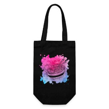 Ramen - Gift Bag for Bottles - black - Front